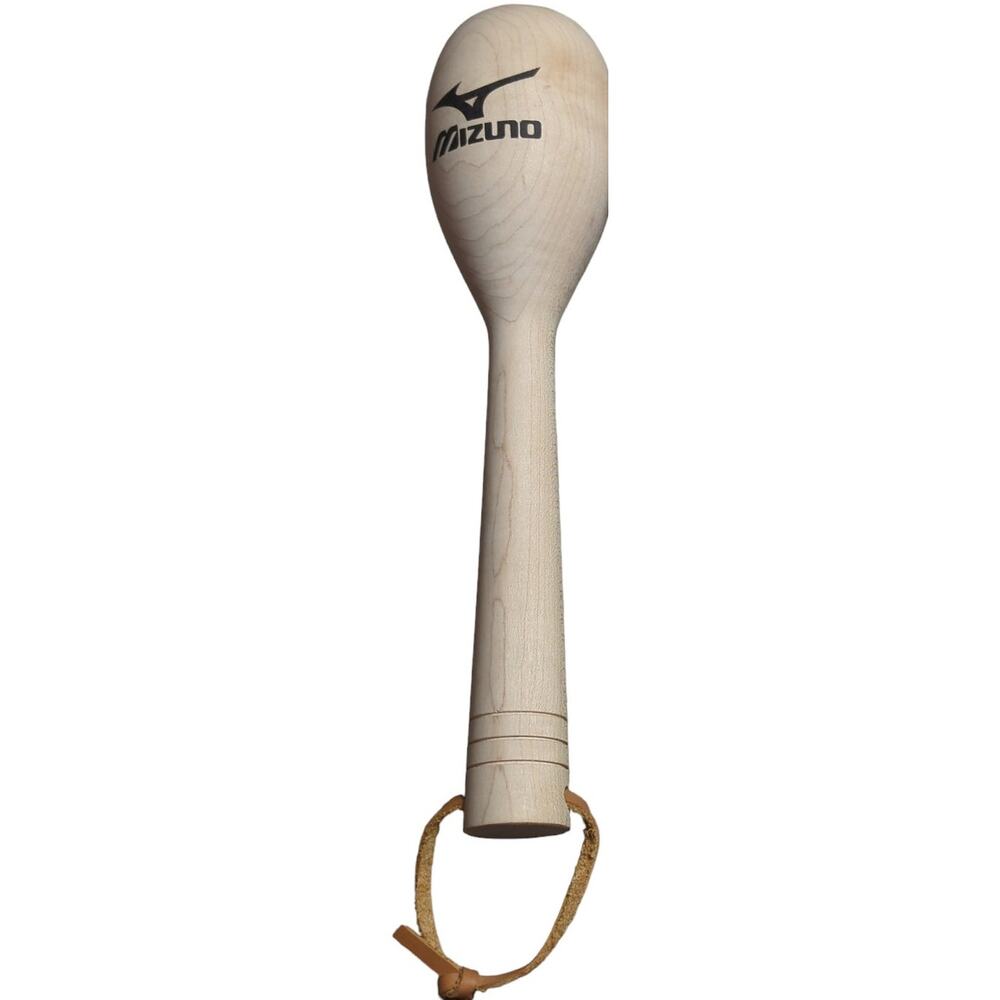 Mizuno LOGO Ball BREAK IN Glove Shaping SOLID Wood Mallet G2 New